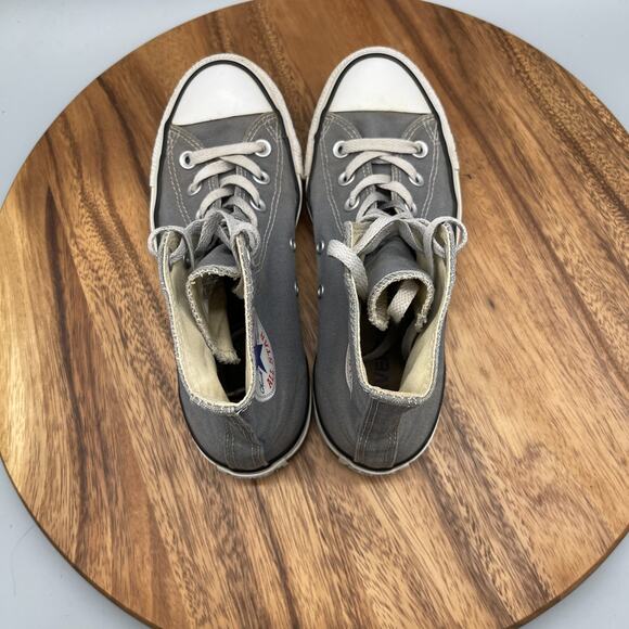Converse All Star Chuck Taylor Shoes Womens 7.5 Gray Hi Top Casual Skate Sneaker - Picture 5 of 8